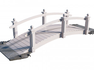 garden bridge Modelo 3D