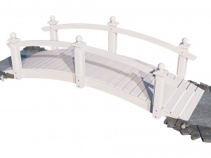 garden bridge Modelo 3D