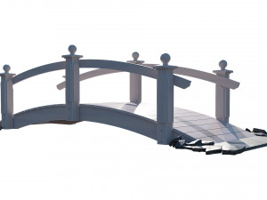 garden bridge Modelo 3D