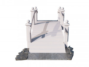 garden bridge Modelo 3D