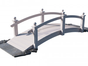 garden bridge Modelo 3D