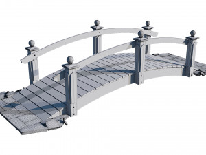 garden bridge Modelo 3D