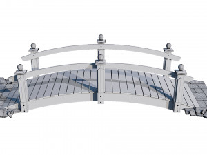 garden bridge Modelo 3D