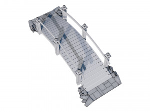 garden bridge Modelo 3D