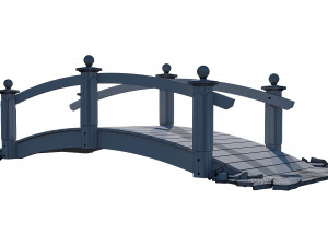 garden bridge Modelo 3D