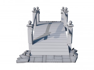 garden bridge Modelo 3D
