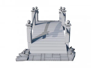 garden bridge 3D Model
