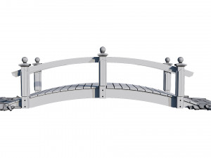garden bridge Modelo 3D