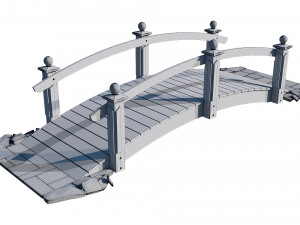 garden bridge Modelo 3D