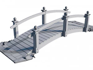 garden bridge 3D Model