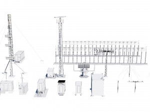 airport techical structures Modello 3D