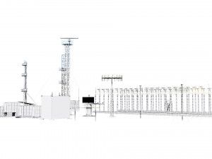 airport techical structures Modello 3D