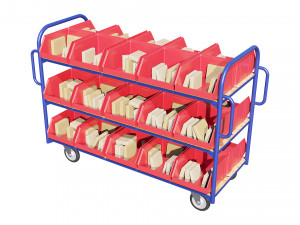 warehouse trolley 3Dモデル