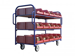 warehouse trolley 3Dモデル