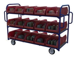 warehouse trolley 3Dモデル