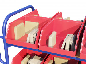 warehouse trolley 3Dモデル