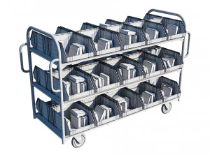 warehouse trolley 3D Model