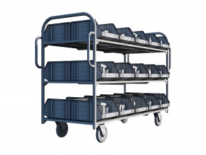 warehouse trolley 3Dモデル