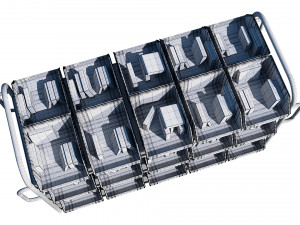 warehouse trolley 3Dモデル