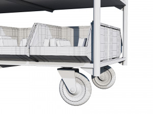 warehouse trolley 3Dモデル