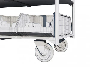 warehouse trolley 3D Model