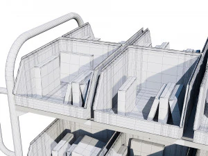 warehouse trolley 3D Model