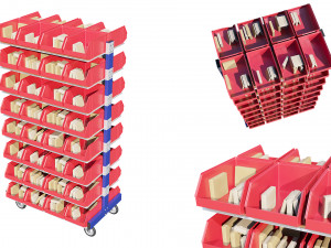 warehouse trolley 3Dモデル