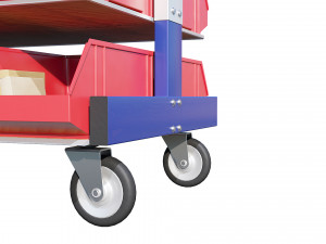 warehouse trolley Model 3D