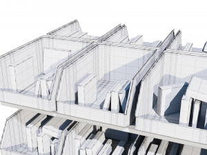 warehouse trolley Model 3D