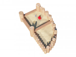 wooden sandbox Modelo 3D
