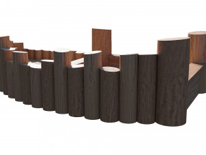 wooden sandbox Modelo 3D