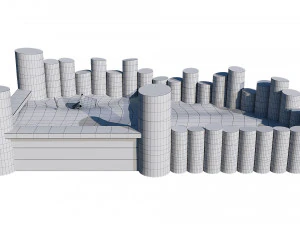 wooden sandbox 3D Model