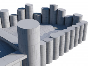 wooden sandbox Modelo 3D