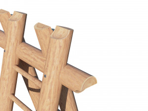 swing wooden Modelo 3D