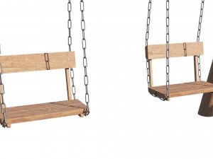 swing wooden Modelo 3D