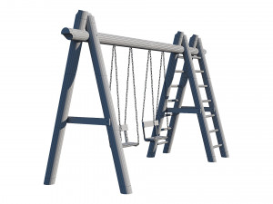 swing wooden Modelo 3D