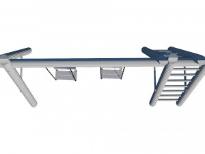 swing wooden Modelo 3D