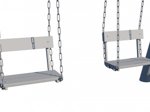 swing wooden Modelo 3D