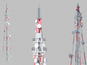 telecommunication tower 3D Model