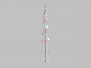 telecommunication tower 3D Model
