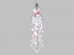 telecommunication tower 3D Model