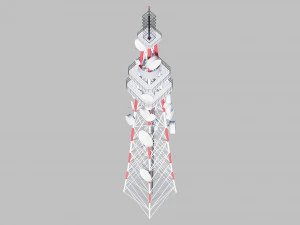 telecommunication tower 3D Model