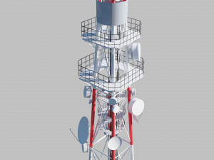 telecommunication tower 3D Model