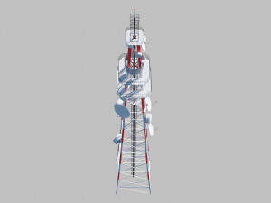 telecommunication tower 3D Model