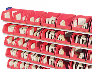 warehouse trolley 3D Model