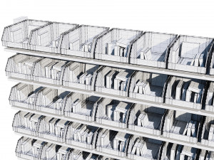 warehouse trolley 3D Model