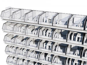 warehouse trolley 3D Model
