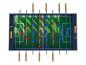 futbol&iacute;n Modelo 3D