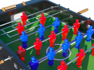 futbol&iacute;n Modelo 3D