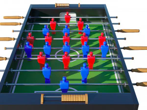 futbol&iacute;n Modelo 3D